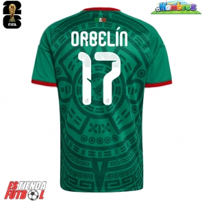 México Orbelin Pineda #17 Primera Equipación Mundial 2026 Manga Corta